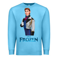 Ocean Blue hans frozen Premium Sweatshirt - linhVisuals