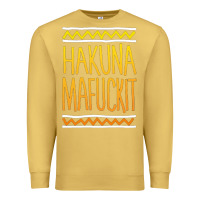 Antique Gold hakuna mafuckit [tb] Premium Sweatshirt - linhVisuals