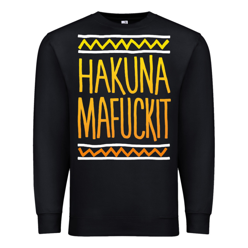 Hakuna Mafuckit [tb] Premium Sweatshirt by linhVisuals | Teevron