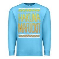 Ocean Blue hakuna mafuckit [tb] Premium Sweatshirt - linhVisuals