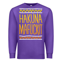 Purple hakuna mafuckit [tb] Premium Sweatshirt - linhVisuals