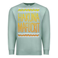 Seafoam hakuna mafuckit [tb] Premium Sweatshirt - linhVisuals