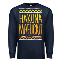 Navy hakuna mafuckit [tb] Premium Sweatshirt - linhVisuals