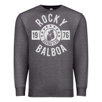 Charcoal Heather rocky boxing club Premium Sweatshirt - linhVisuals