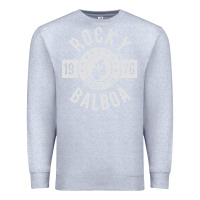 Heather Grey rocky boxing club Premium Sweatshirt - linhVisuals