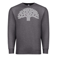 Charcoal Heather oakland california hoodie   oak tree Premium Sweatshirt - linhVisuals