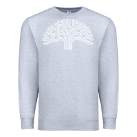 Heather Grey oakland california hoodie   oak tree Premium Sweatshirt - linhVisuals