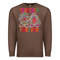 Chestnut mr. & mrs. potato head day of the dead together forever premium t shir Premium Sweatshirt - linhVisuals