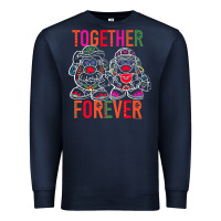 Navy mr. & mrs. potato head day of the dead together forever premium t shir Premium Sweatshirt - linhVisuals
