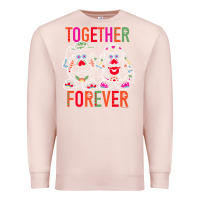 Pale Pink mr. & mrs. potato head day of the dead together forever premium t shir Premium Sweatshirt - linhVisuals