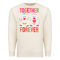 Sandshell mr. & mrs. potato head day of the dead together forever premium t shir Premium Sweatshirt - linhVisuals