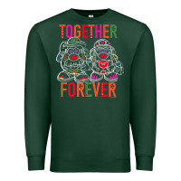 Sports Green mr. & mrs. potato head day of the dead together forever premium t shir Premium Sweatshirt - linhVisuals