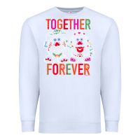 White mr. & mrs. potato head day of the dead together forever premium t shir Premium Sweatshirt - linhVisuals