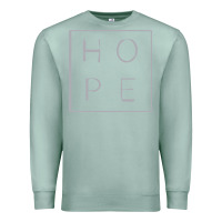 Seafoam hope quote Premium Sweatshirt - linhVisuals