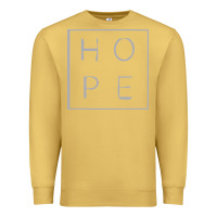 Antique Gold hope quote Premium Sweatshirt - linhVisuals