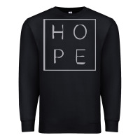 Black hope quote Premium Sweatshirt - linhVisuals