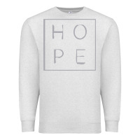 Oatmeal Heather hope quote Premium Sweatshirt - linhVisuals