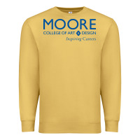 Antique Gold Moore College of Art and Design Premium Sweatshirt - linhVisuals