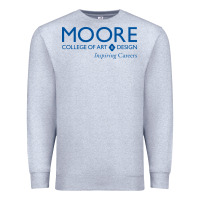 Heather Grey Moore College of Art and Design Premium Sweatshirt - linhVisuals