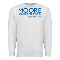 Oatmeal Heather Moore College of Art and Design Premium Sweatshirt - linhVisuals