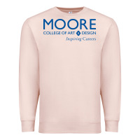 Pale Pink Moore College of Art and Design Premium Sweatshirt - linhVisuals