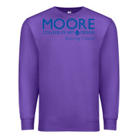 Purple Moore College of Art and Design Premium Sweatshirt - linhVisuals