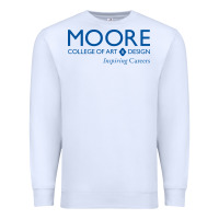 White Moore College of Art and Design Premium Sweatshirt - linhVisuals