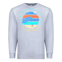 Heather Grey st simons island t  shirt st. simons island, georgia t  shirt Premium Sweatshirt - linhVisuals
