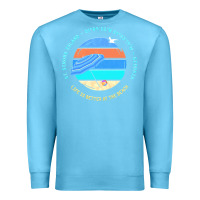 Ocean Blue st simons island t  shirt st. simons island, georgia t  shirt Premium Sweatshirt - linhVisuals