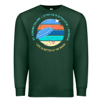 Sports Green st simons island t  shirt st. simons island, georgia t  shirt Premium Sweatshirt - linhVisuals