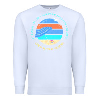White st simons island t  shirt st. simons island, georgia t  shirt Premium Sweatshirt - linhVisuals