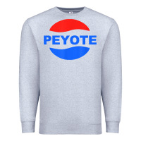 Heather Grey peyote t shirt funny saying sarcastic novelty humor cool t shirt Premium Sweatshirt - linhVisuals