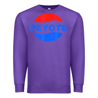 Purple peyote t shirt funny saying sarcastic novelty humor cool t shirt Premium Sweatshirt - linhVisuals