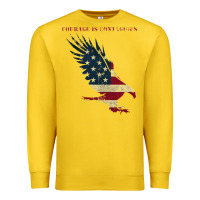 Lemon courage is contagious and eagle Premium Sweatshirt - linhVisuals