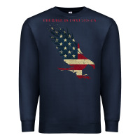 Navy courage is contagious and eagle Premium Sweatshirt - linhVisuals