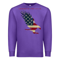 Purple courage is contagious and eagle Premium Sweatshirt - linhVisuals