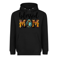Black blessed mom Heavyweight Hoodie - JahusDesignShop