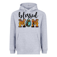 Heather Grey blessed mom Heavyweight Hoodie - JahusDesignShop