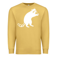 Antique Gold raccoon Premium Sweatshirt - linhVisuals
