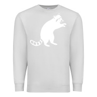 Dove Grey raccoon Premium Sweatshirt - linhVisuals