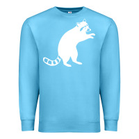 Ocean Blue raccoon Premium Sweatshirt - linhVisuals