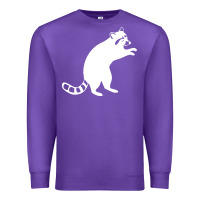 Purple raccoon Premium Sweatshirt - linhVisuals