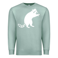 Seafoam raccoon Premium Sweatshirt - linhVisuals