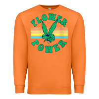 Carrot womens flower power 420 thc pot weed medical marijuana funny weed v ne Premium Sweatshirt - linhVisuals