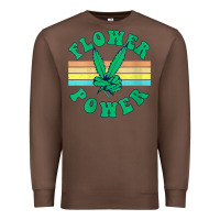 Chestnut womens flower power 420 thc pot weed medical marijuana funny weed v ne Premium Sweatshirt - linhVisuals