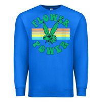 True Royal womens flower power 420 thc pot weed medical marijuana funny weed v ne Premium Sweatshirt - linhVisuals