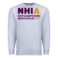 Heather Grey New Hampshire Institute of Art Premium Sweatshirt - linhVisuals