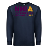 Navy New Hampshire Institute of Art Premium Sweatshirt - linhVisuals