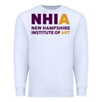 White New Hampshire Institute of Art Premium Sweatshirt - linhVisuals