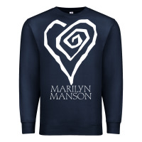 Navy marlyn manson special music popular Premium Sweatshirt - linhVisuals